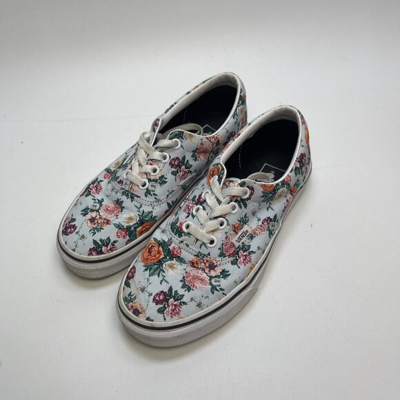 Vans Era Garden Floral Retro Flowers wallpaper AOP Skate Low Top Wom Sz 7.5 US - Picture 4 of 10